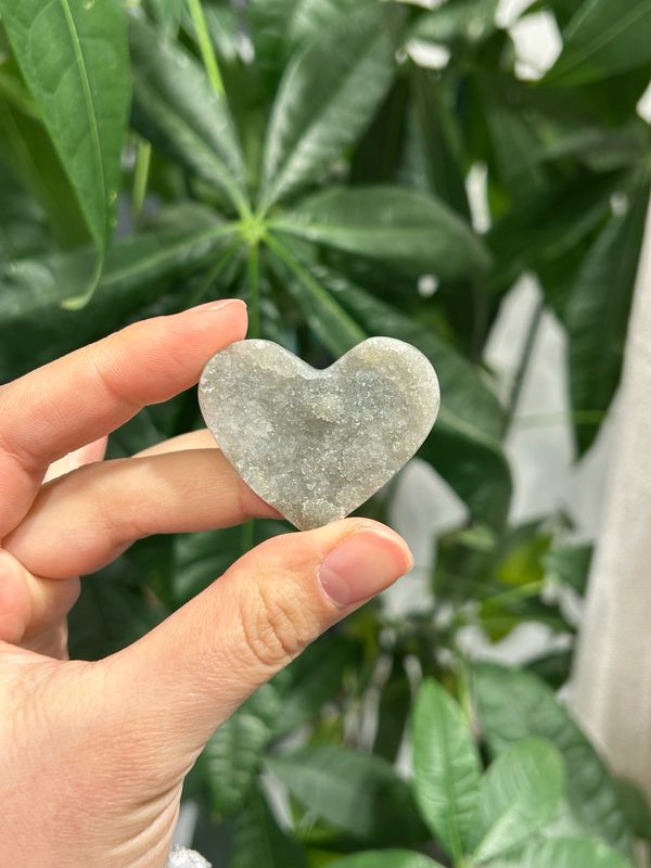 #71 ruw chalcedoon hart