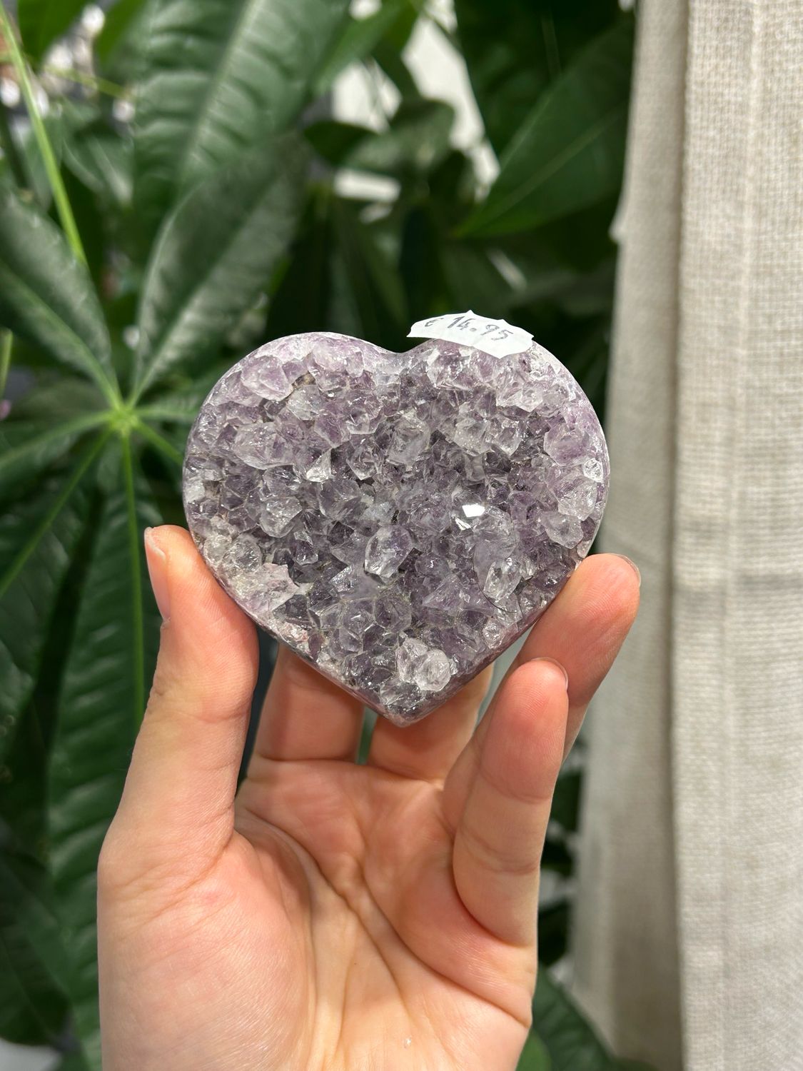 #77 ruw amethist hart #77 ruw amethist hart