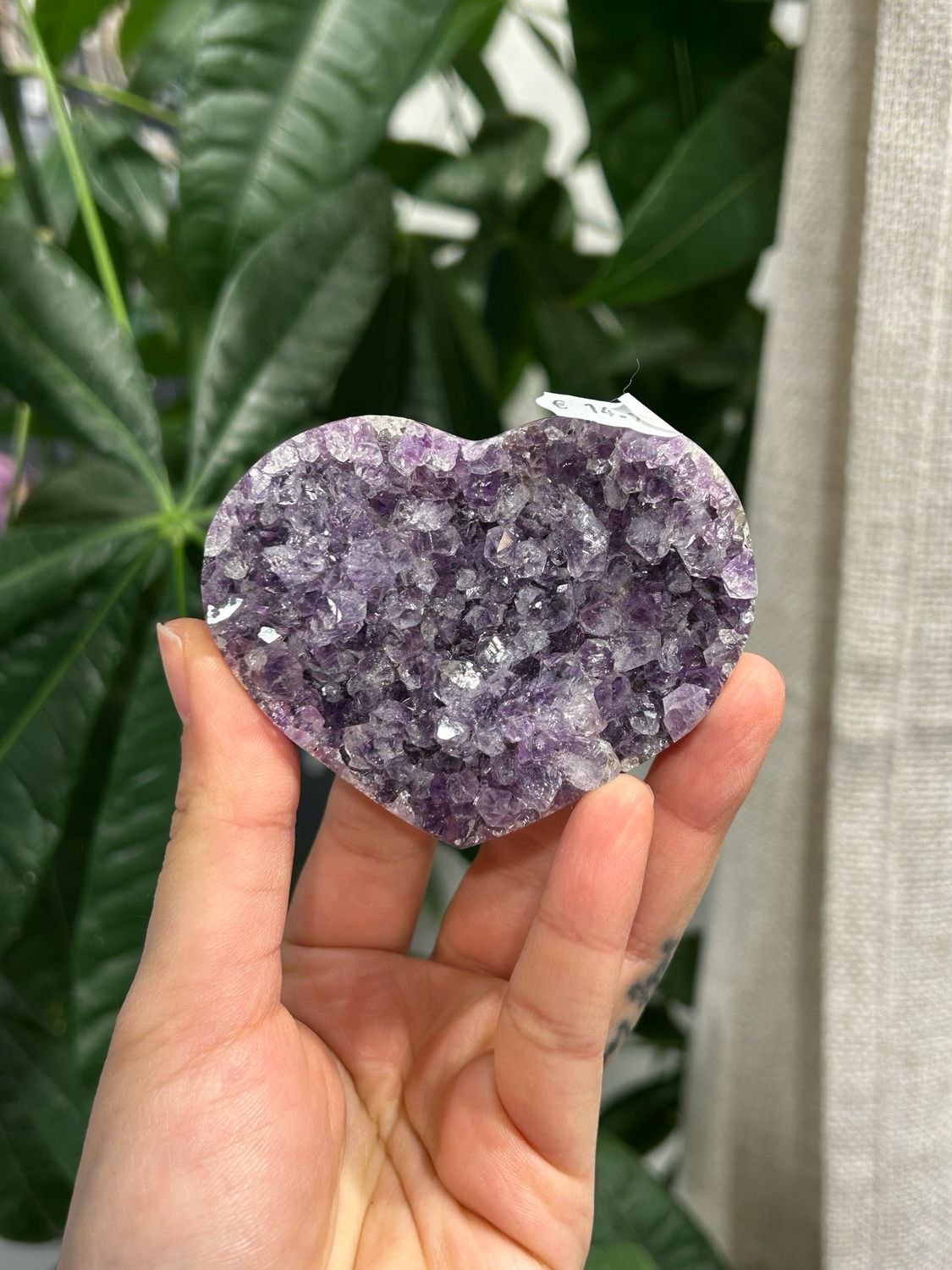 #76 ruw amethist hart #76 ruw amethist hart