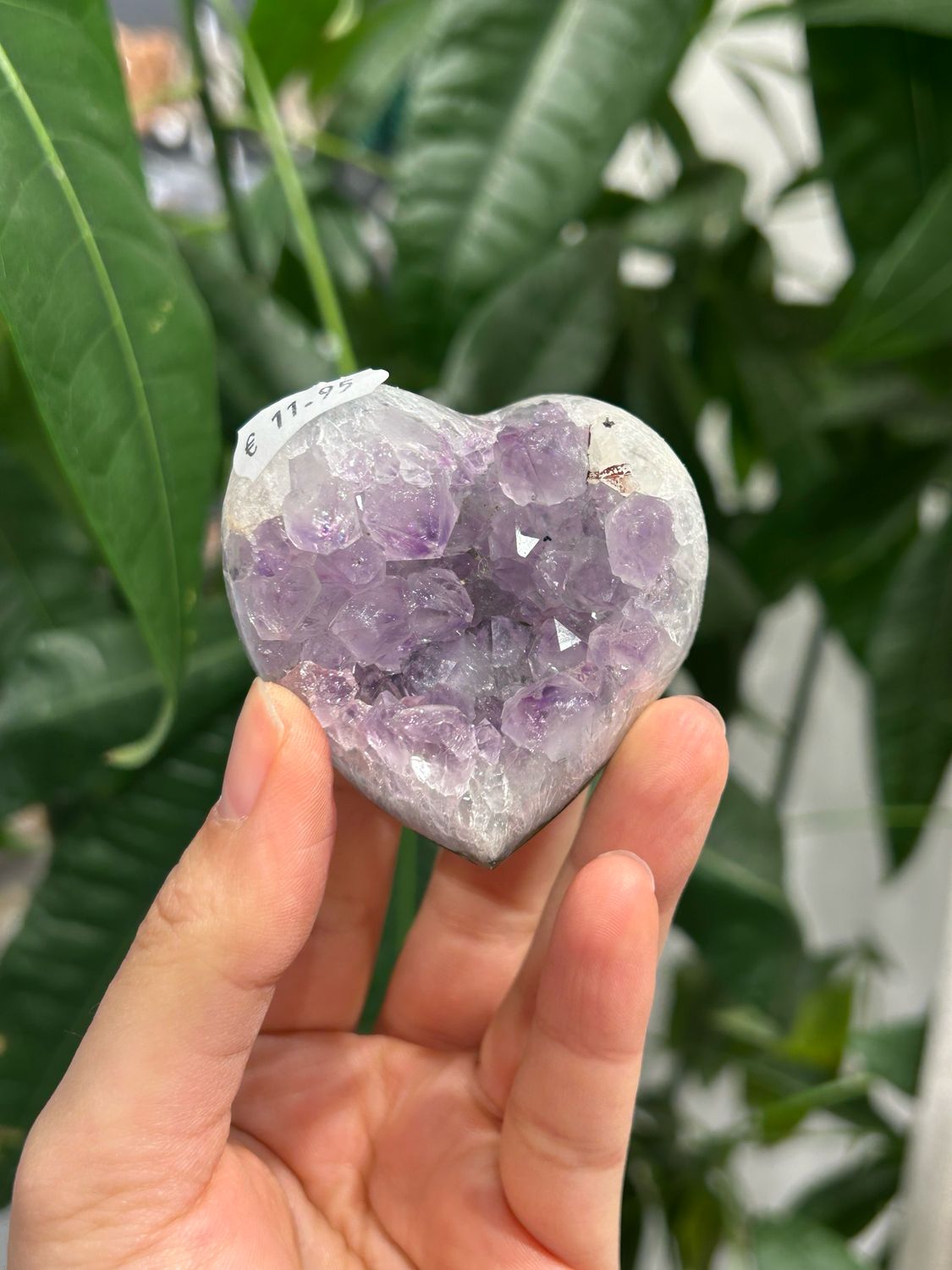 #79 ruw amethist hart #79 ruw amethist hart