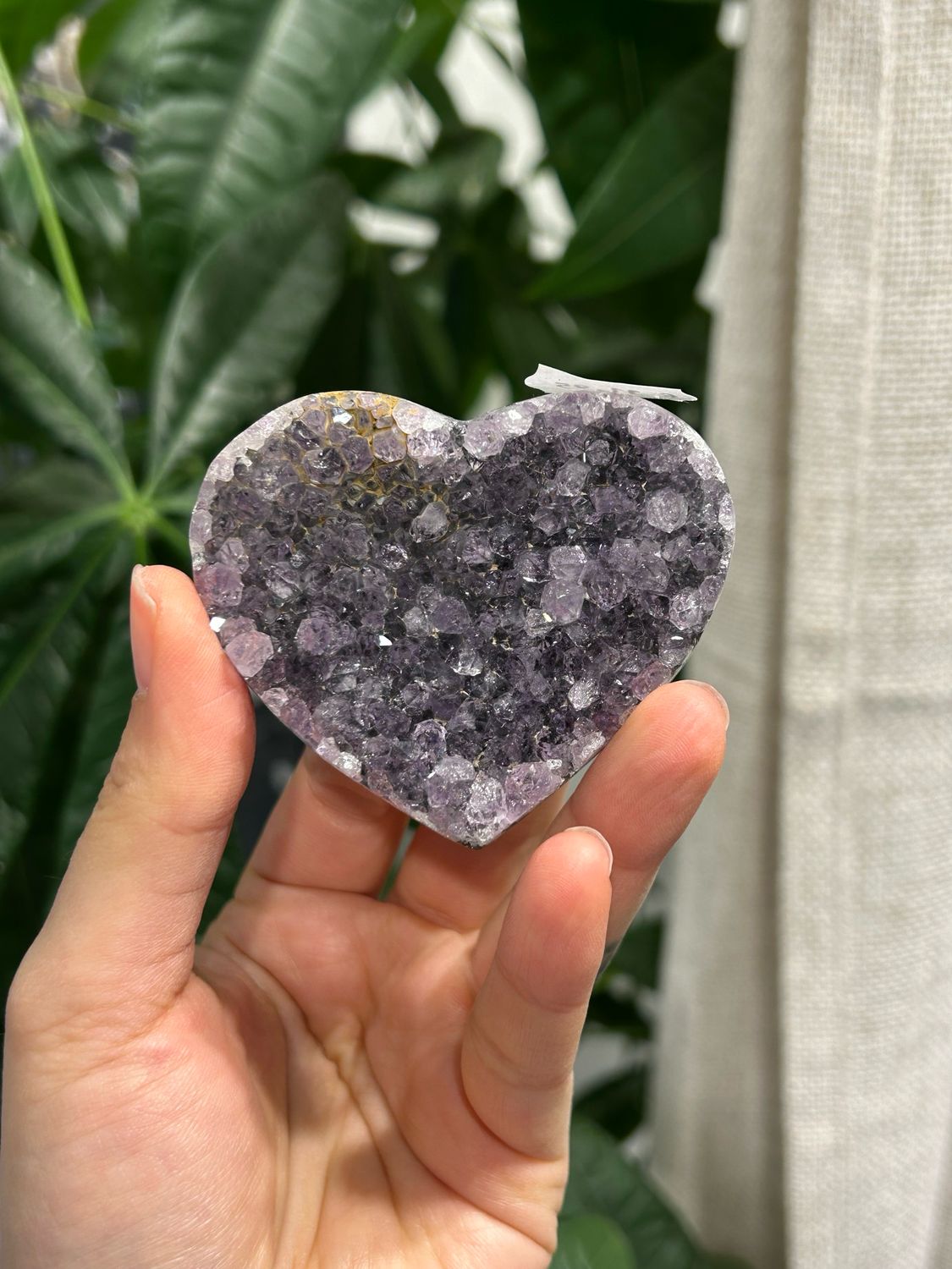 #78 ruw amethist hart #78 ruw amethist hart