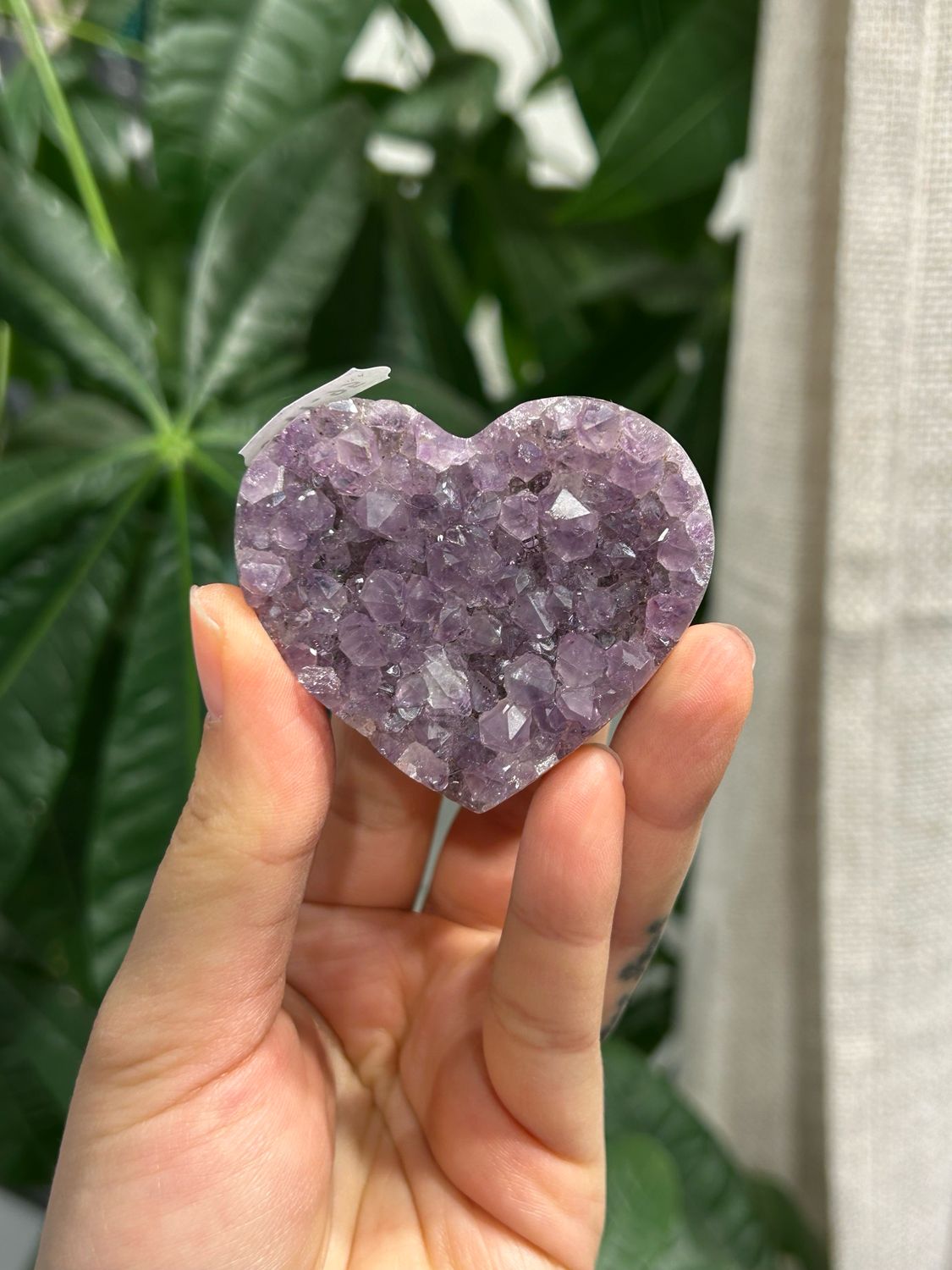 #81 ruw amethist hart #81 ruw amethist hart