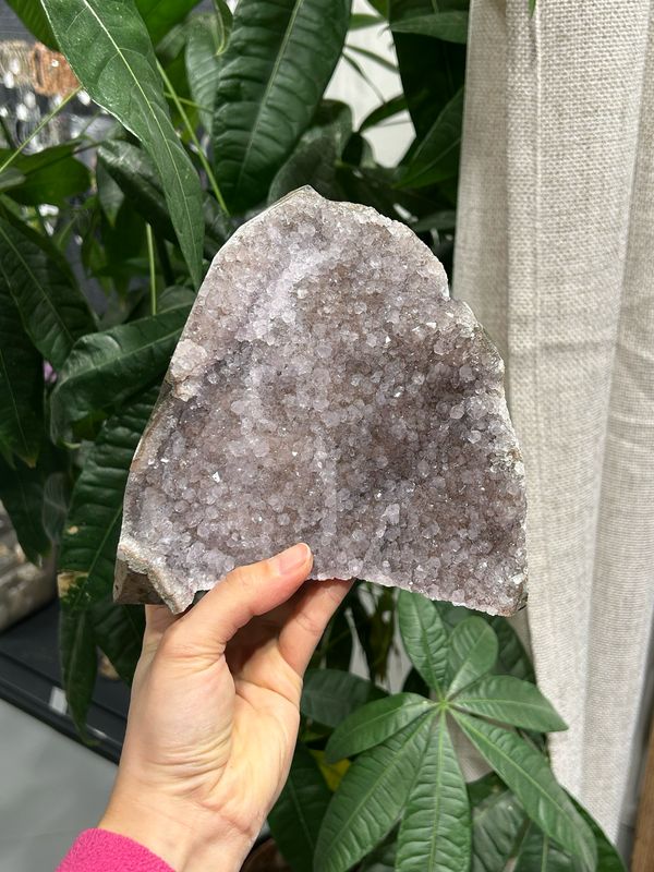 #31 grote ruwe amethist staander