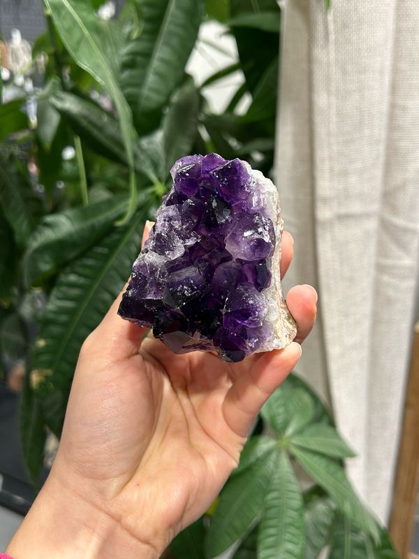 #25 Ruwe amethist staander (a kwaliteit)