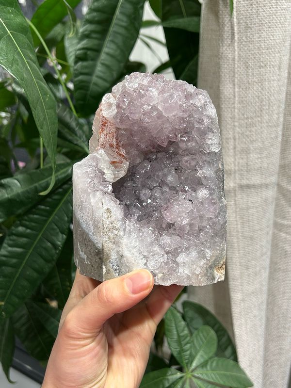 #27 grote ruwe amethist staander