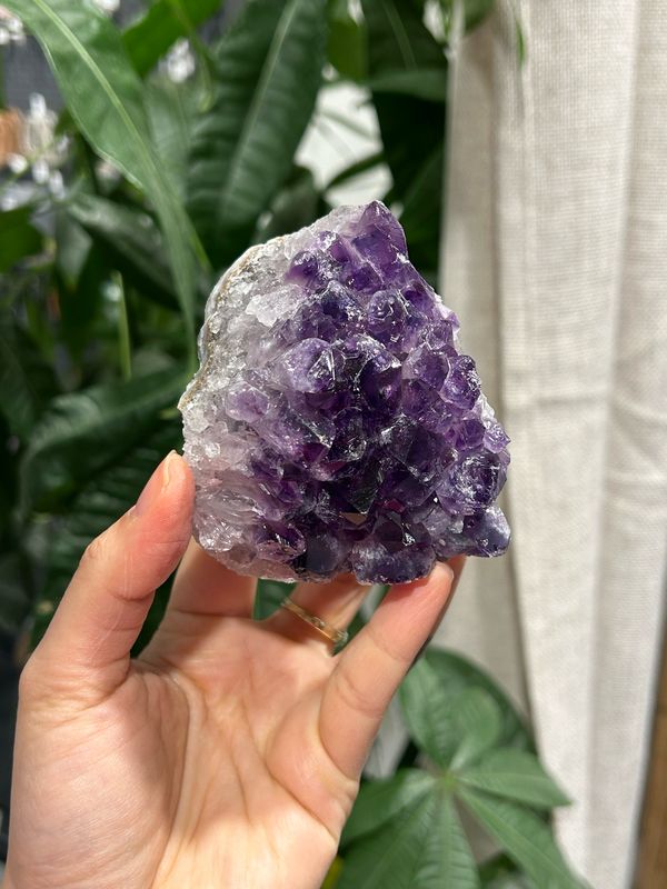 #24 Ruwe amethist staander (a kwaliteit)