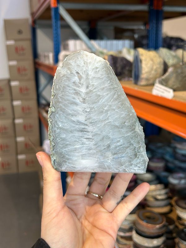 Agaat theelicht houder