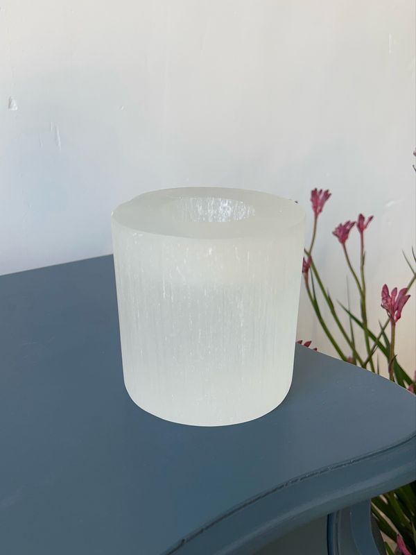 Seleniet waxinelichtjes houder (M/L)