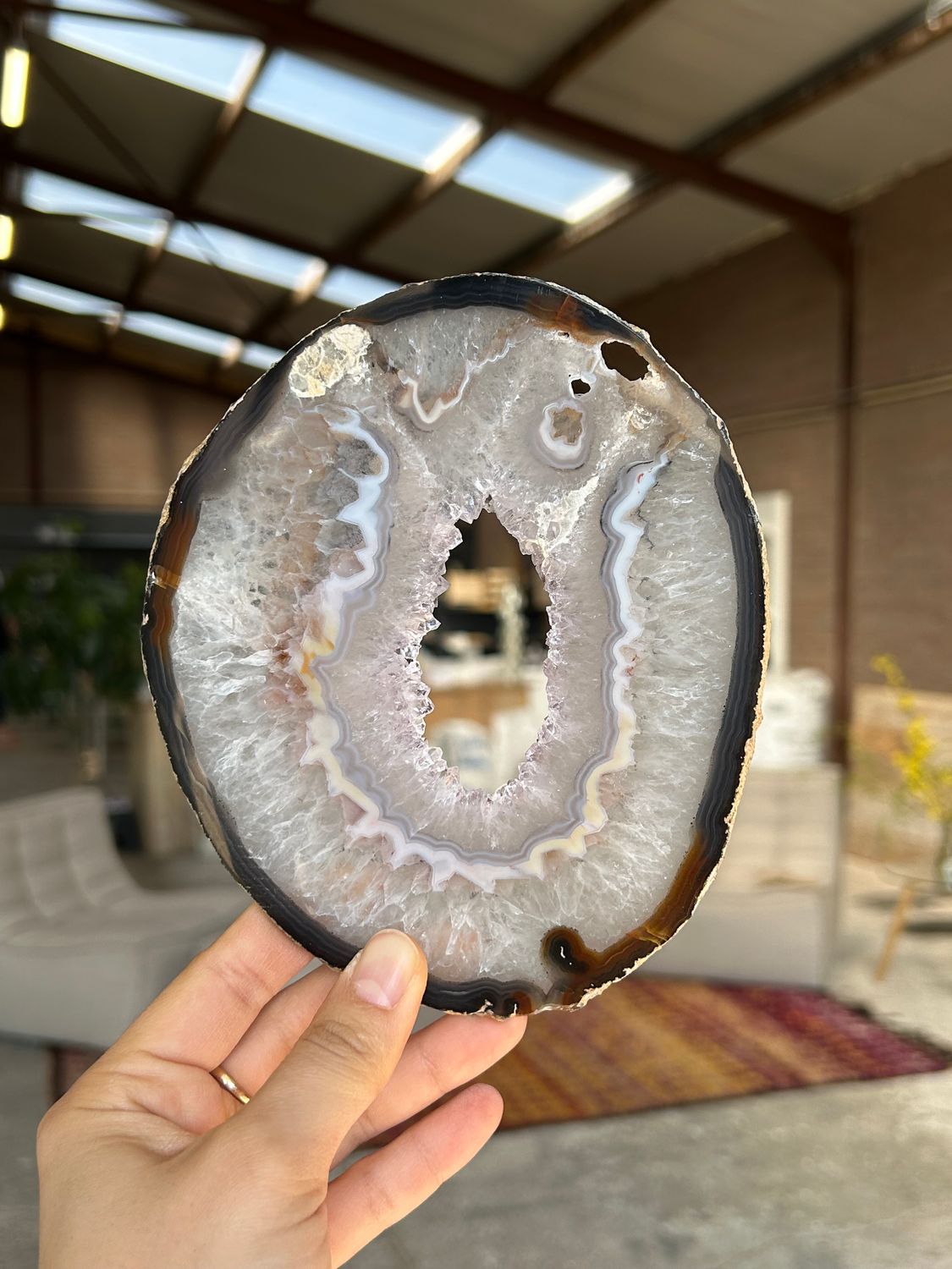 Agaat schijf Agaat schijf