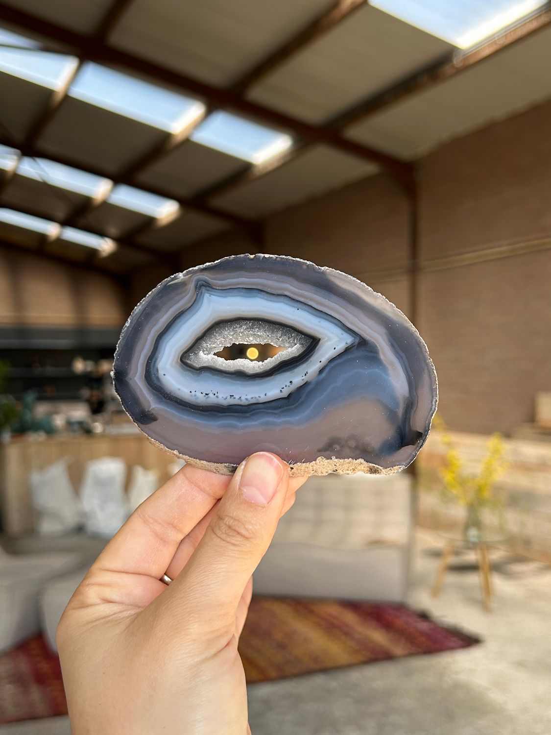 Agaat schijf Agaat schijf