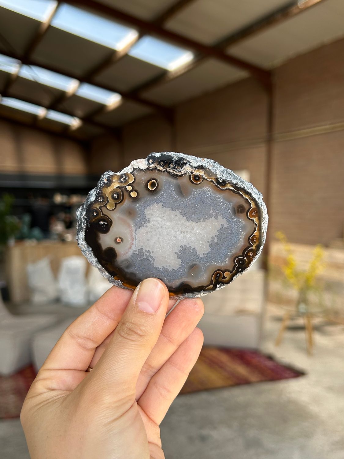 Agaat schijf Agaat schijf