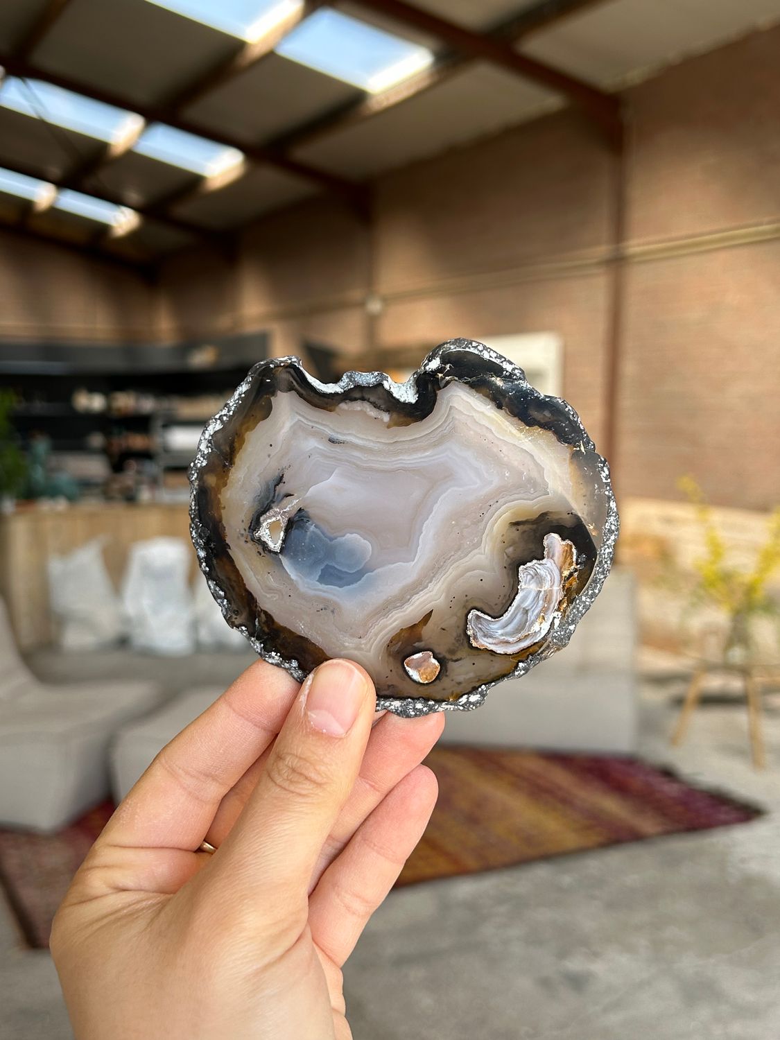 Agaat schijf Agaat schijf