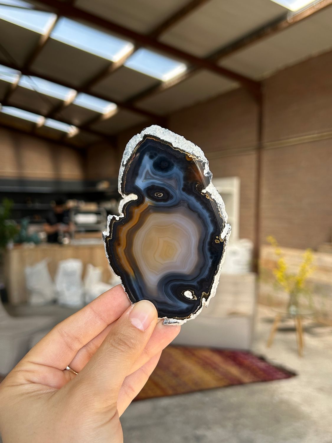 Agaat schijf Agaat schijf