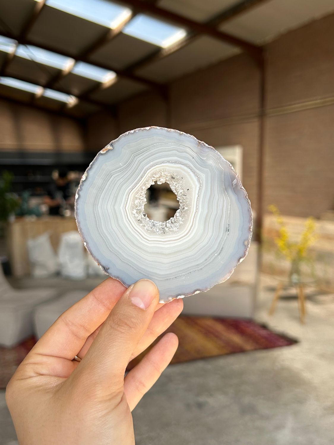 Agaat schijf Agaat schijf