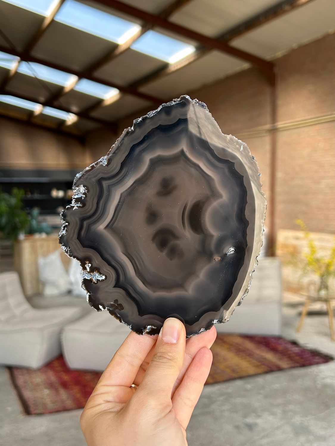 Agaat schijf Agaat schijf