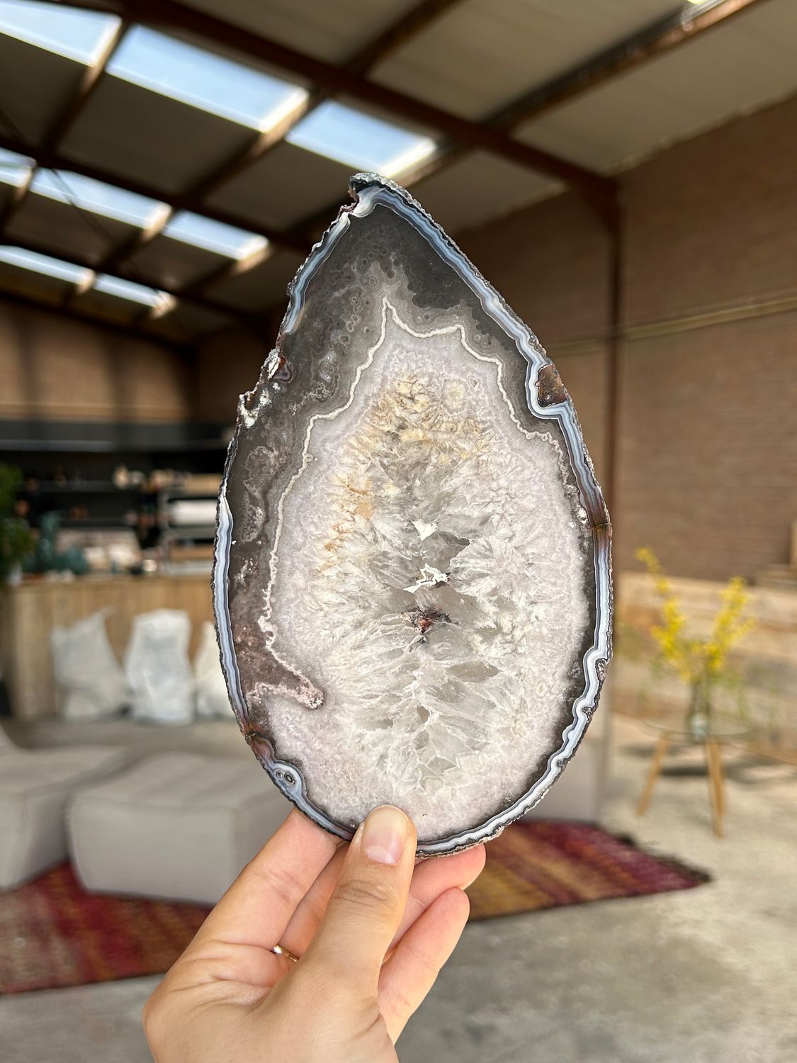 Agaat schijf Agaat schijf