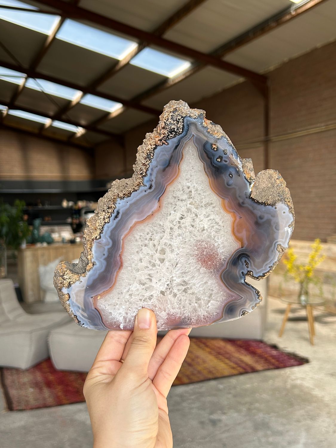 Agaat schijf Agaat schijf