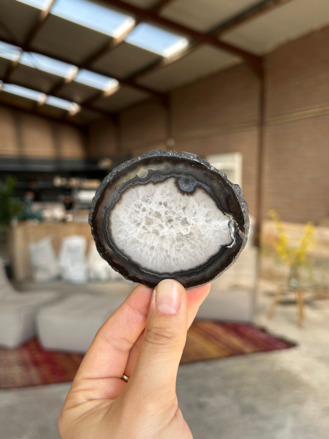 Agaat schijf Agaat schijf