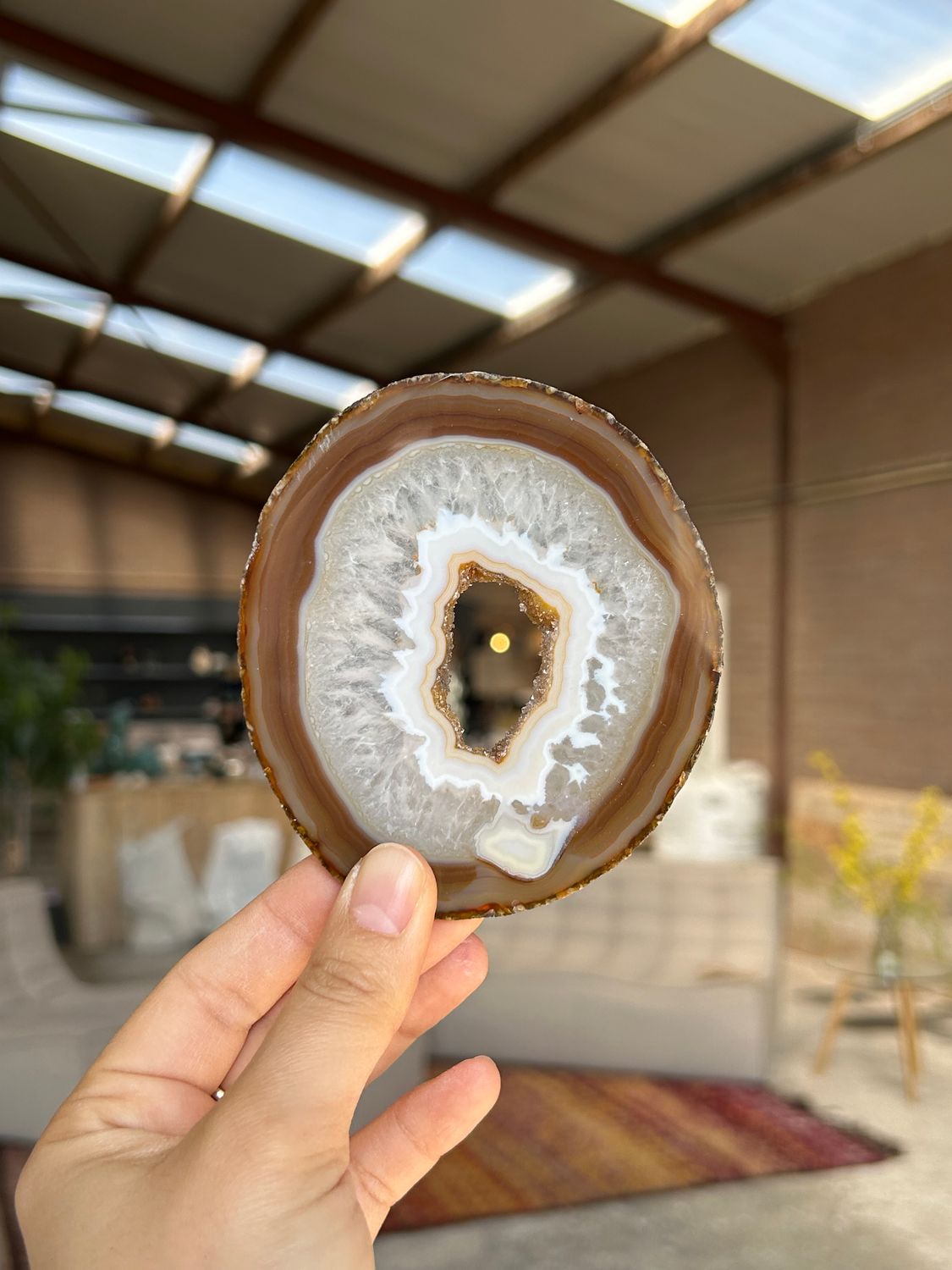 Agaat schijf Agaat schijf