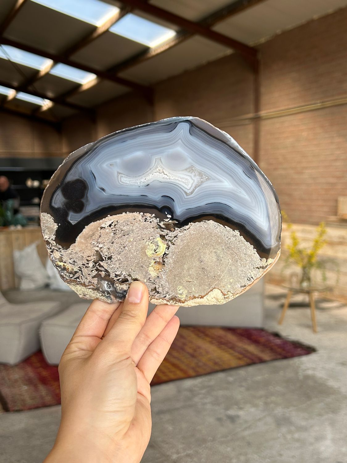 Agaat schijf Agaat schijf