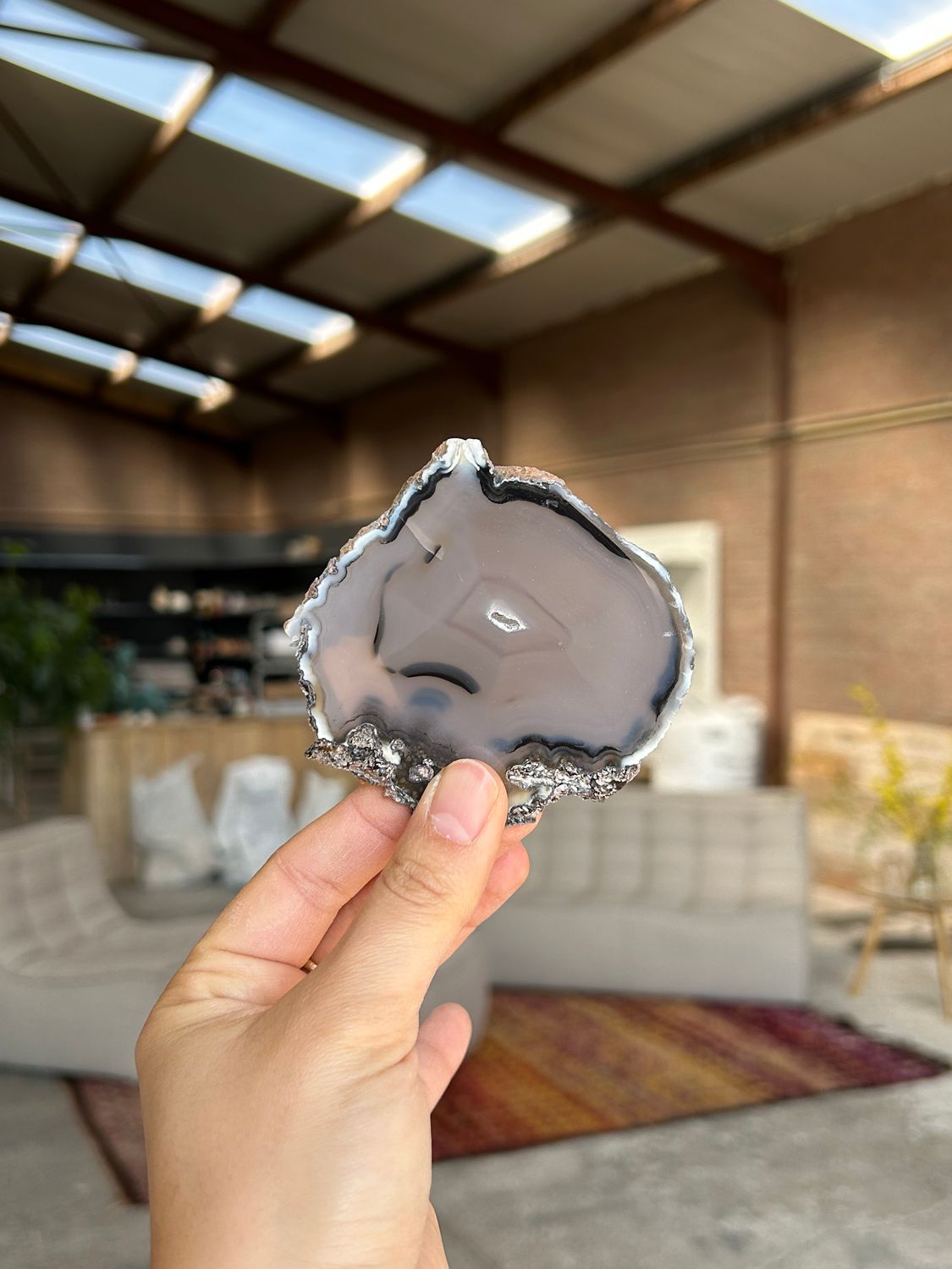 Agaat schijf Agaat schijf