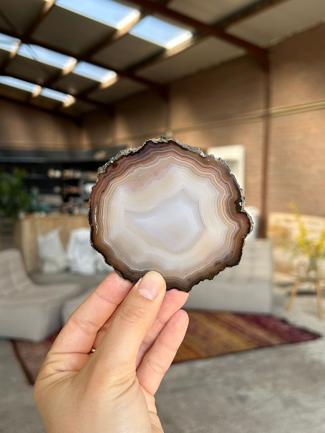 Agaat schijf Agaat schijf