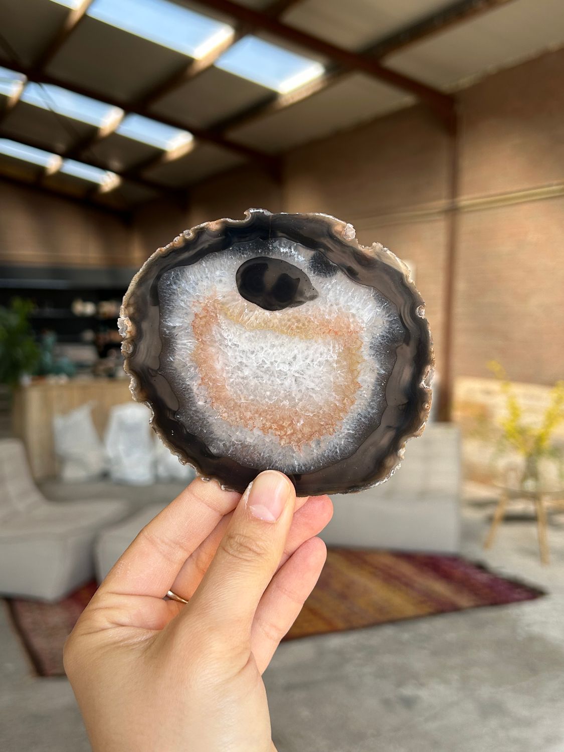 Agaat schijf Agaat schijf