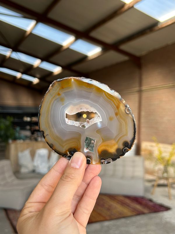 Agaat schijf Agaat schijf