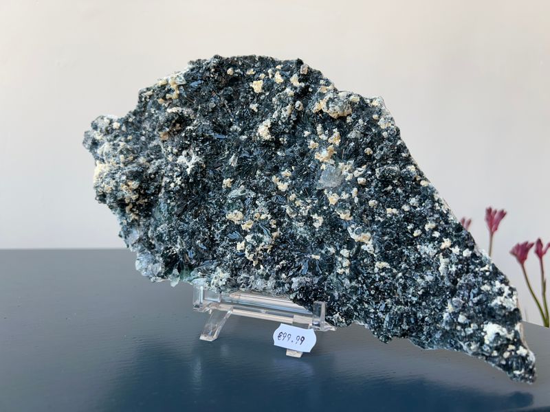 Amethist roos + standaard (Irai Brazilië)