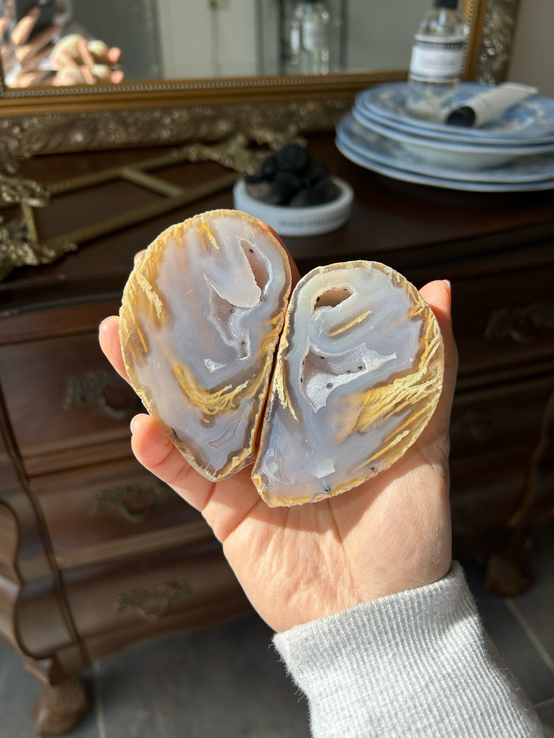 Agaat paar (2 stuks)