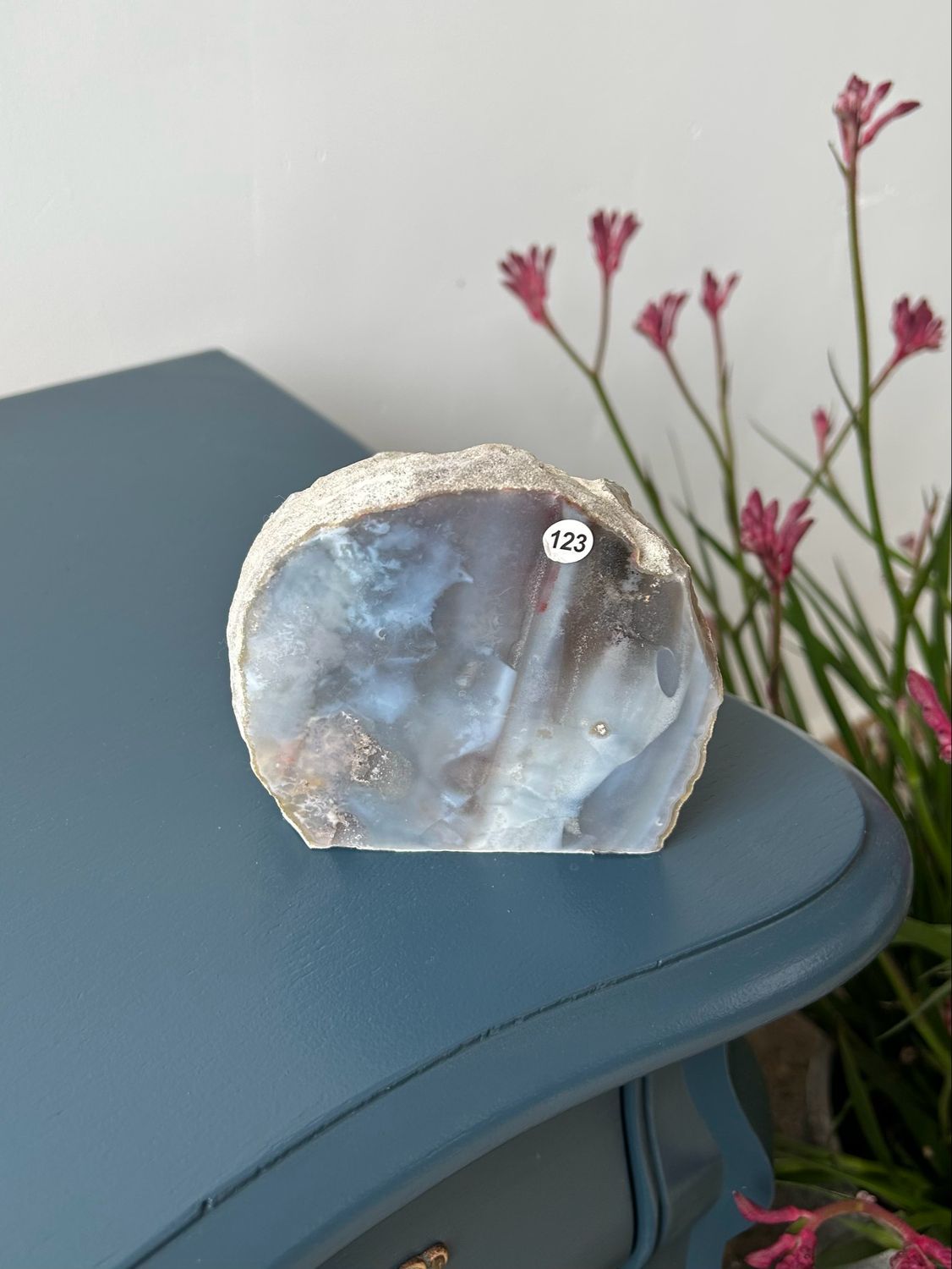 Agaat waxinelichtjes houder