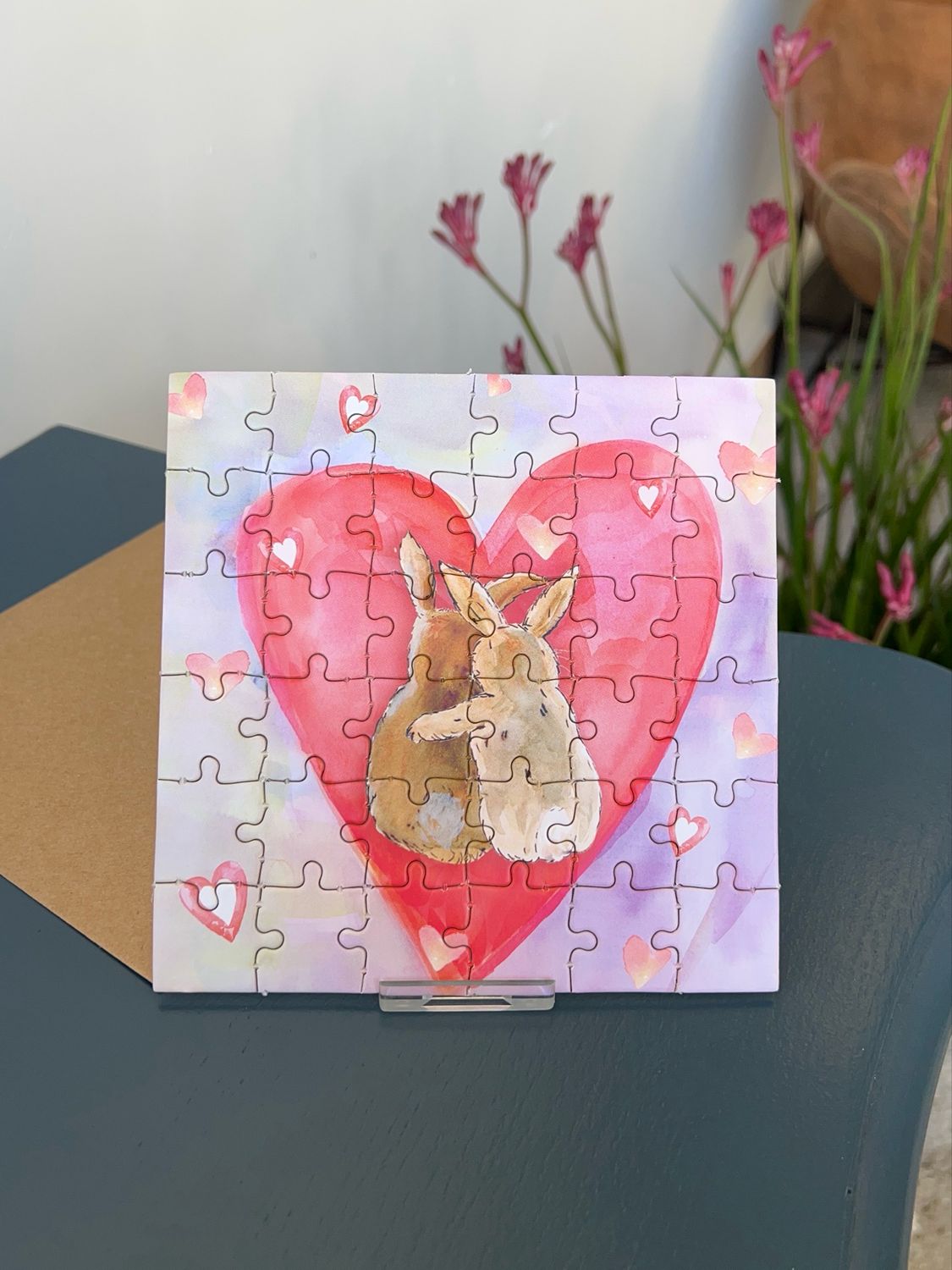 ? puzzel wenskaart + envelop ✉️