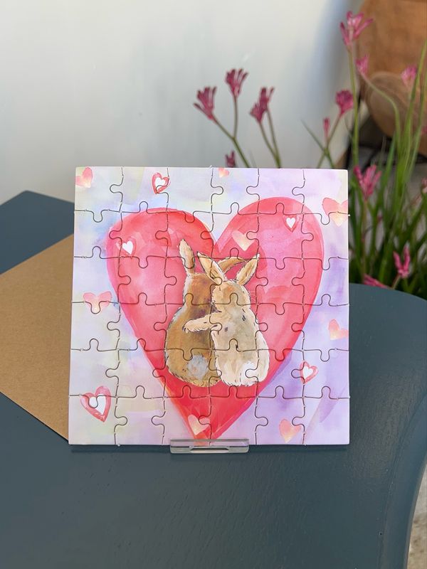 ? puzzel wenskaart + envelop ✉️ ? puzzel wenskaart + envelop ✉️