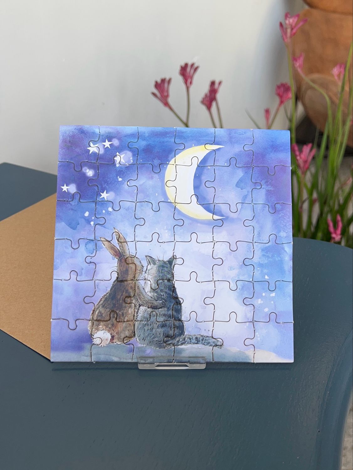 ? puzzel wenskaart + envelop ✉️