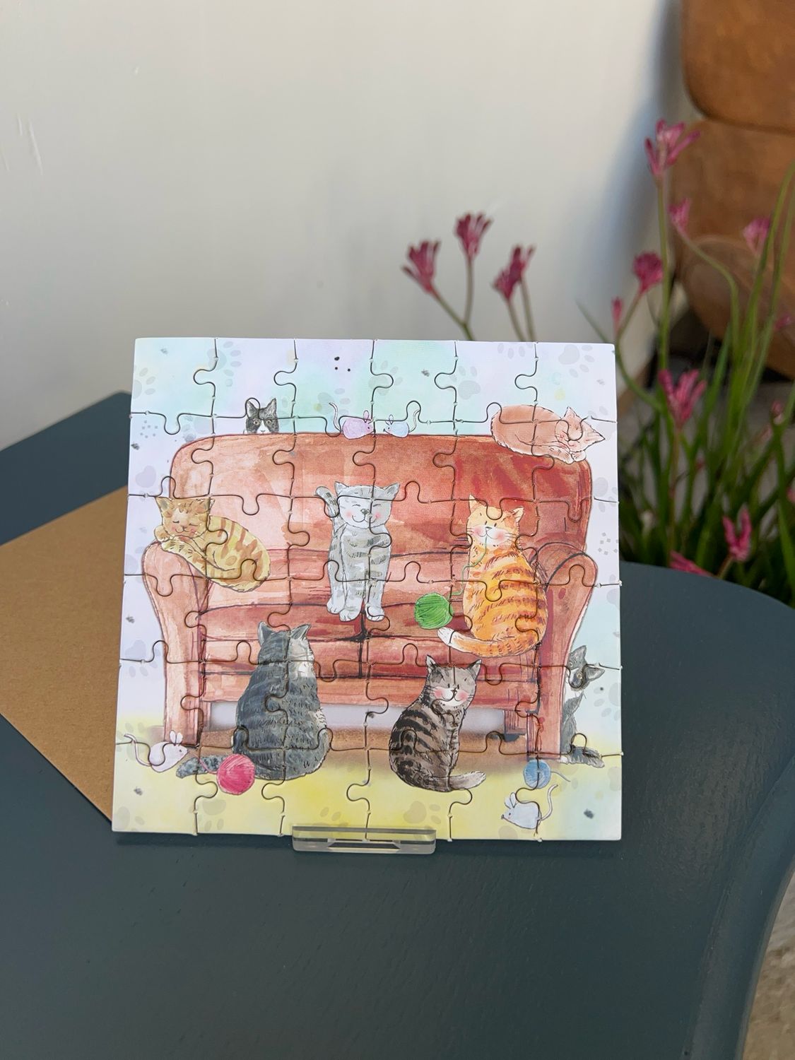 ? puzzel wenskaart + envelop ✉️