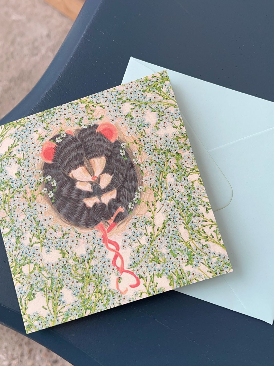 (Wens) kaart zomaar + envelop ✉️