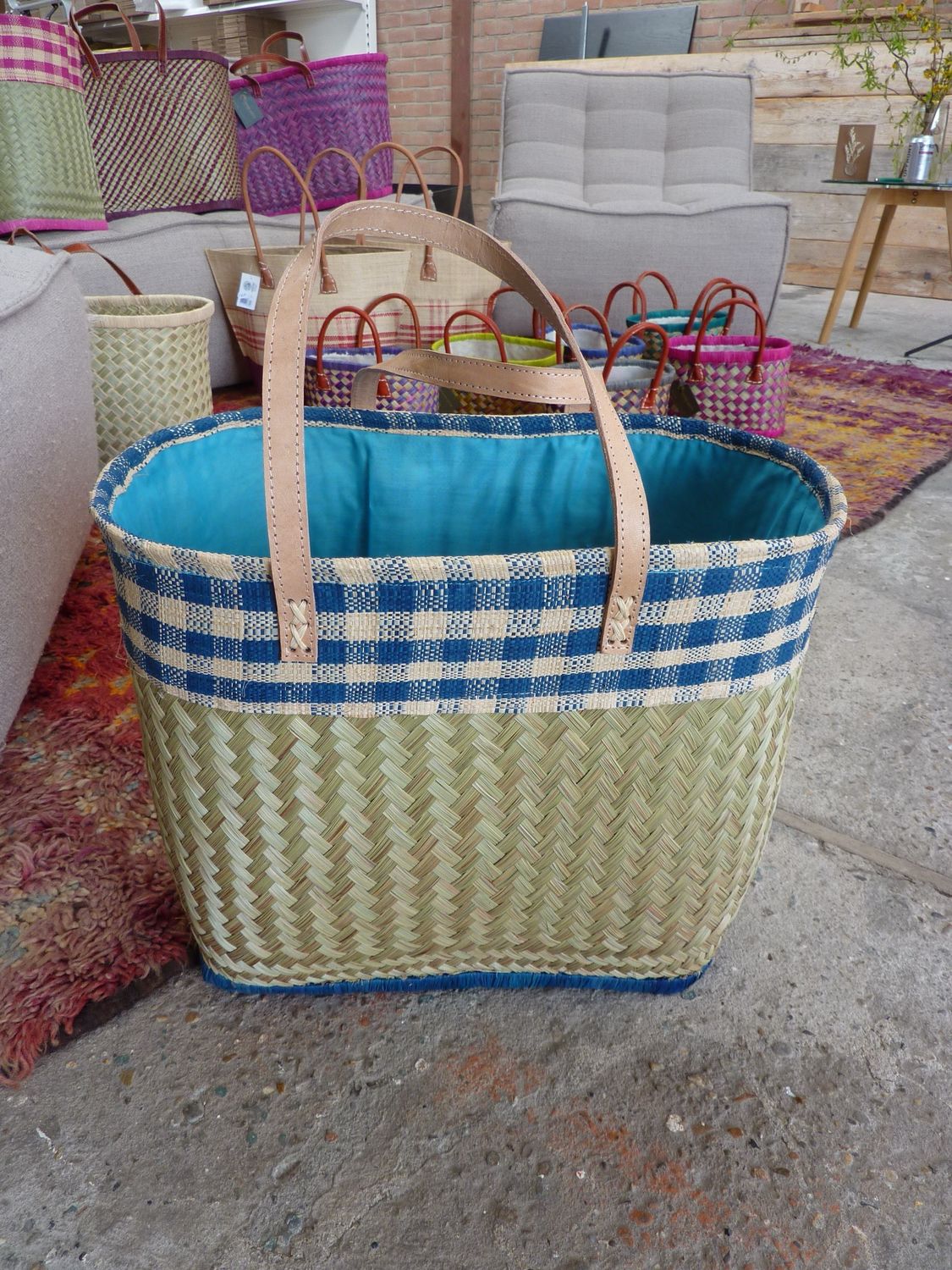 Hand made (boodschappen) tas