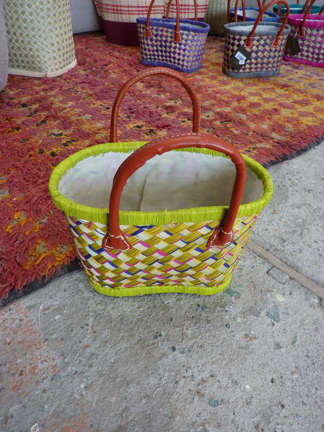 Hand made (boodschappen) tasje