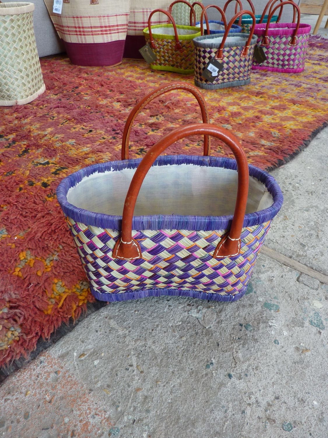 Hand made (boodschappen) tasje