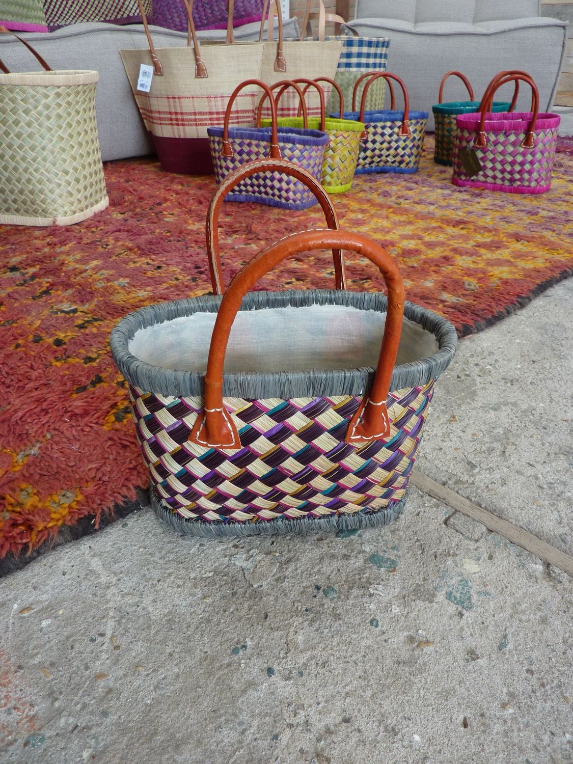 Hand made (boodschappen) tasje