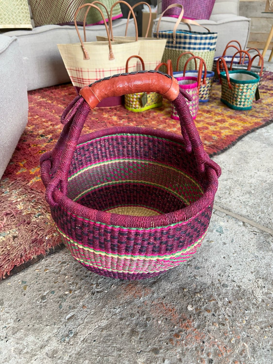 Hand made (boodschappen) tas