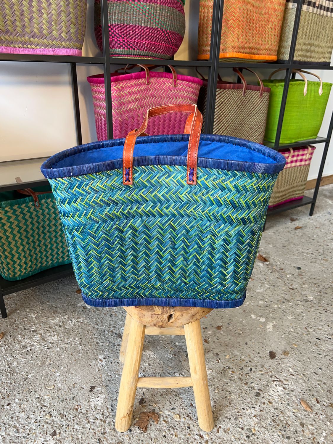 Berry Twist - Handmade (boodschappen) tas