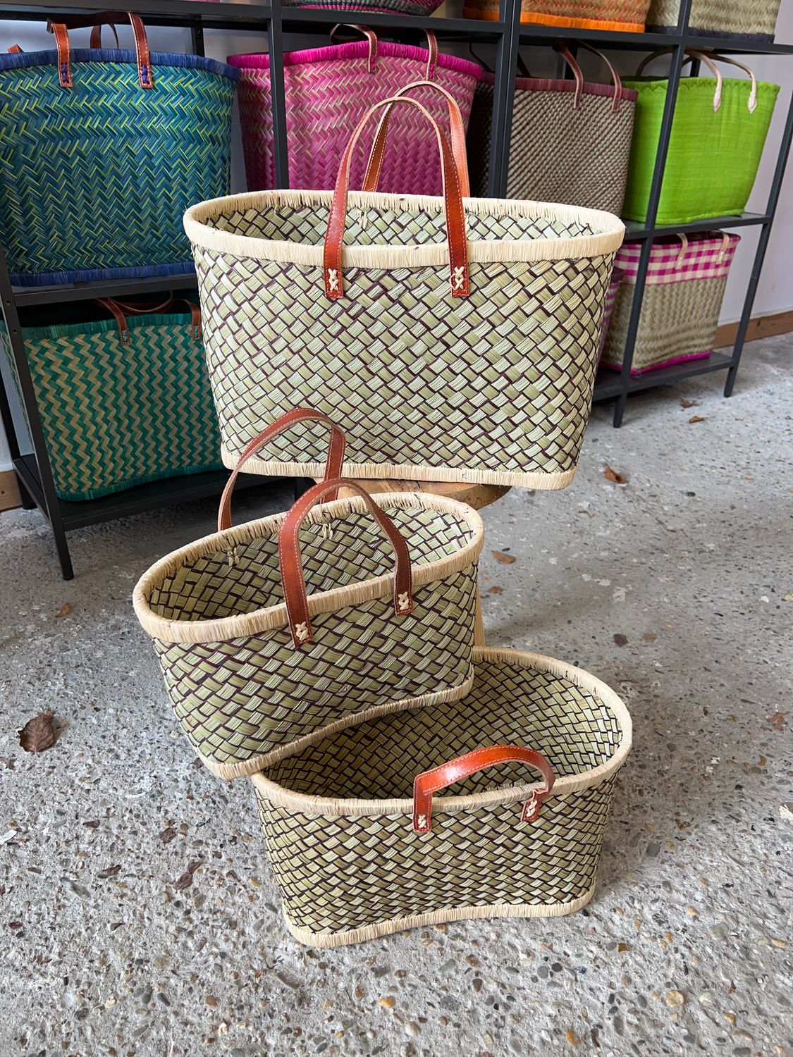 Triple Brown - Set van 3 (S,M,L)