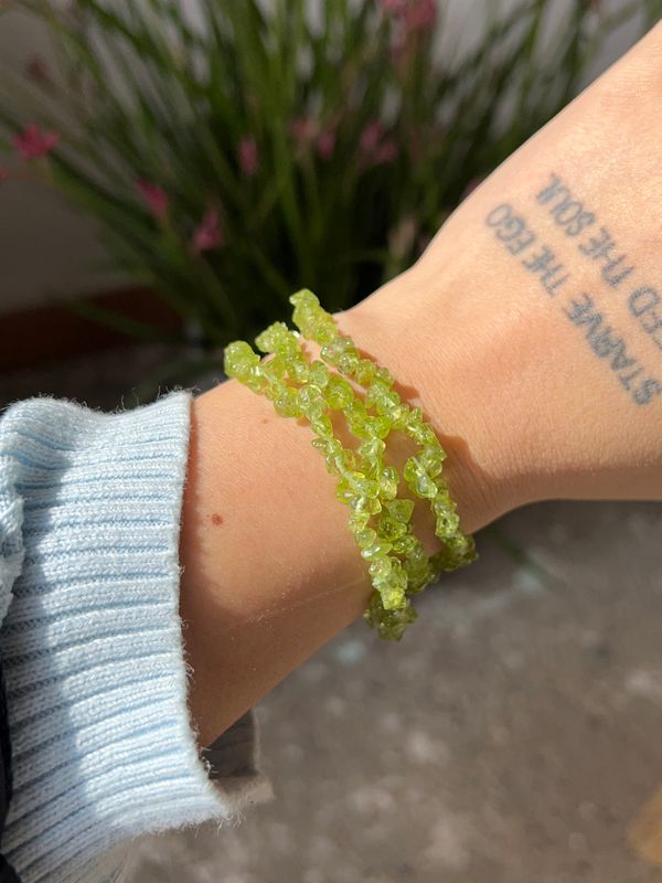 Peridoot Splitarmband (valt klein)