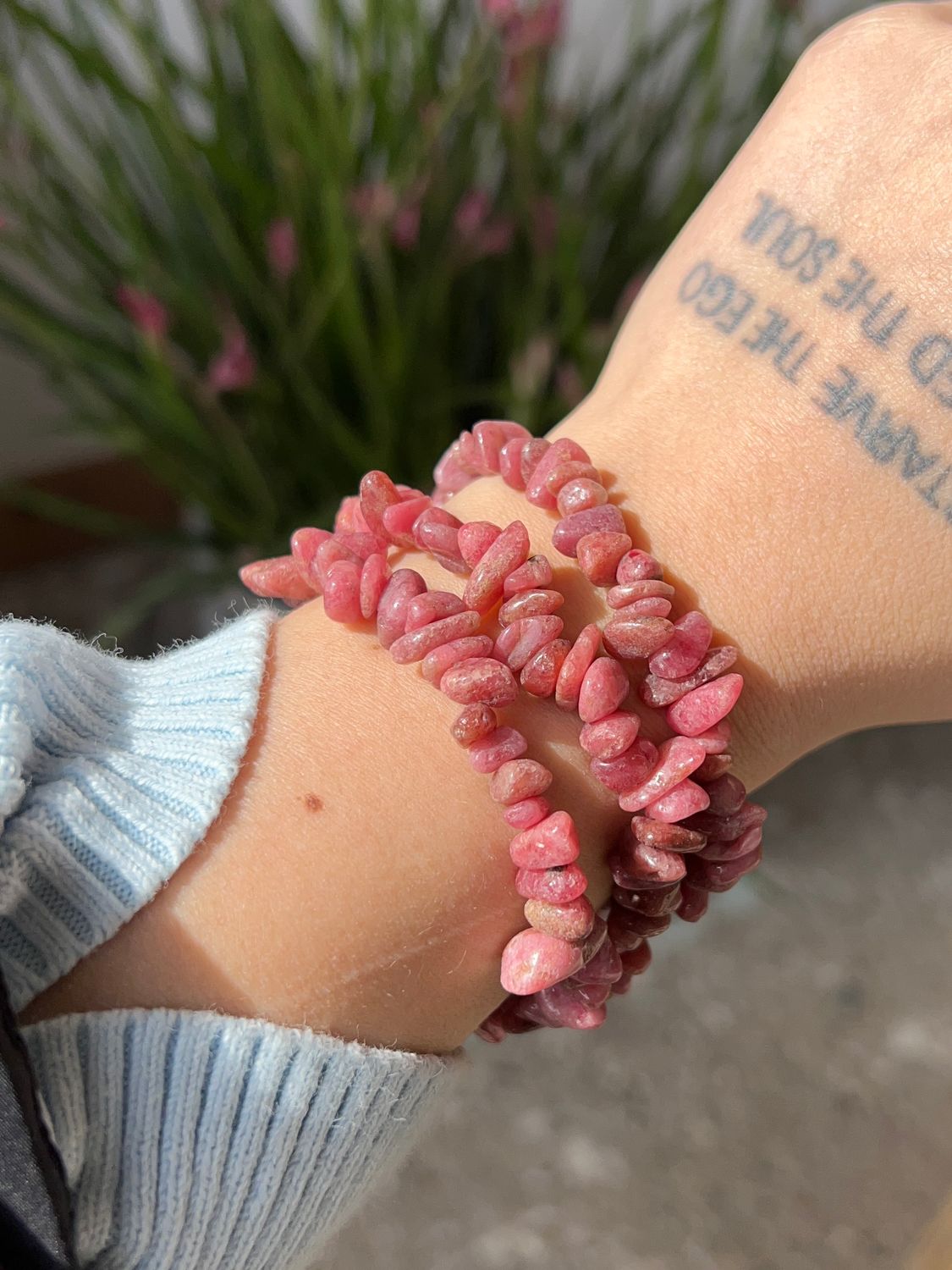 Rhodoniet Splitarmband