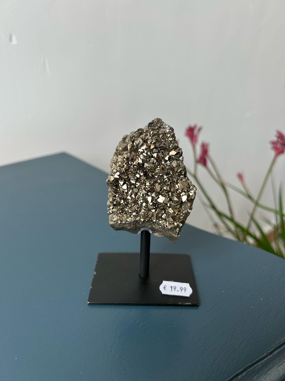 Amethist met zilverkleurige coating Amethist met zilverkleurige coating