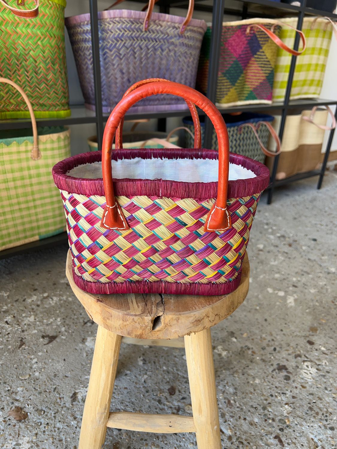 Little Burgundy Fairy - Handmade (boodschappen) tasje