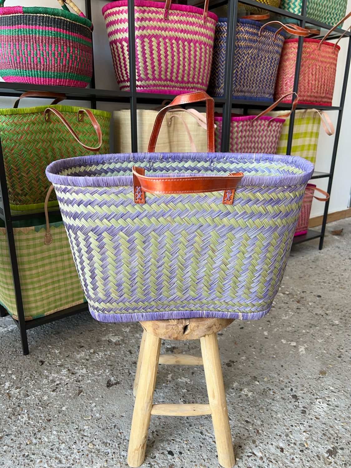 Lilac Dream - Handmade (boodschappen) tas