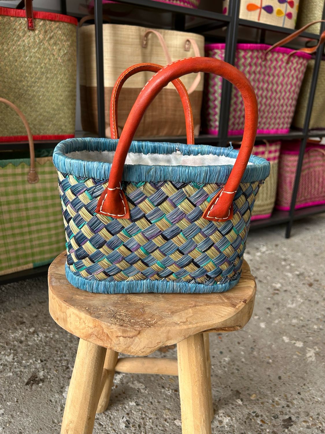 Little Aqua Fairy - Handmade (boodschappen) tas