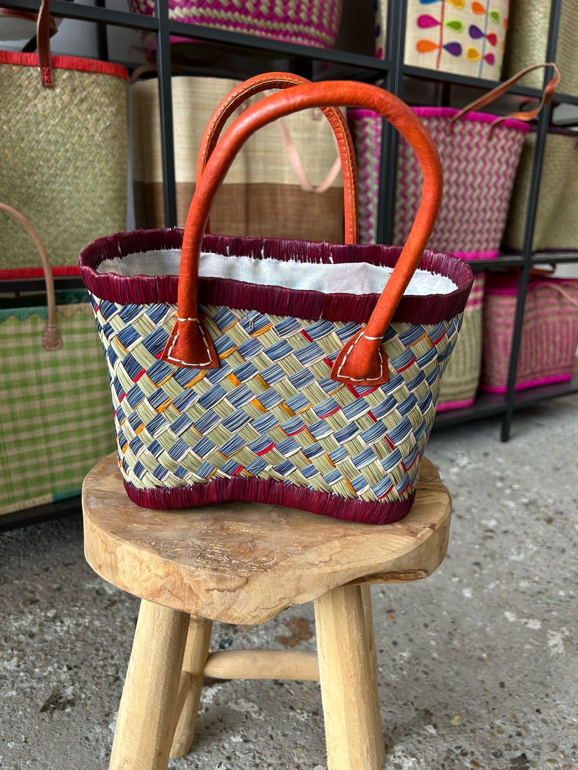 Little Burgundy Fairy - Handmade (boodschappen) tas